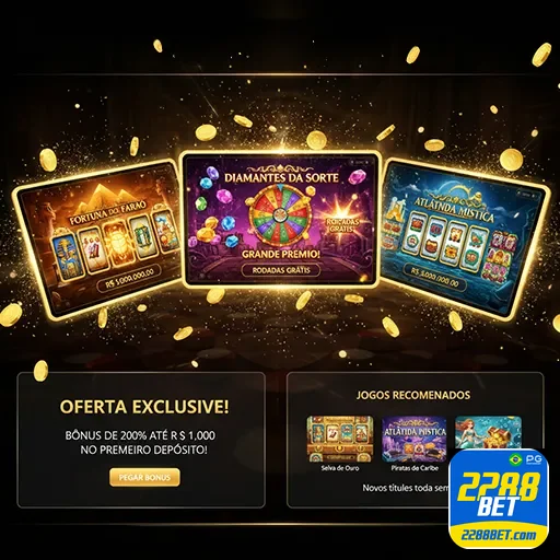 Imagem de bônus de boas-vindas em casino online na 2288bet